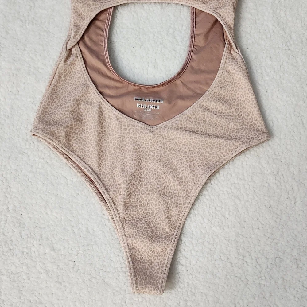 New!Frankie's Bikinis Alice Terry‎ Wrap One Piece Swimsuit